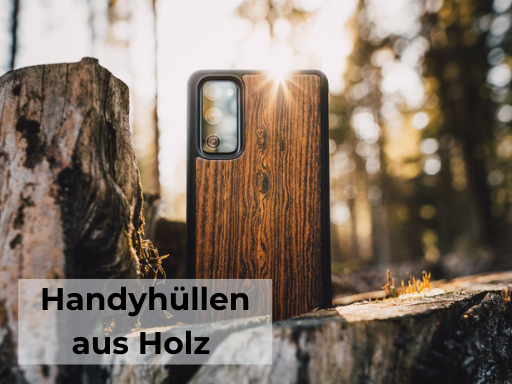 Handyhüllen aus Holz 